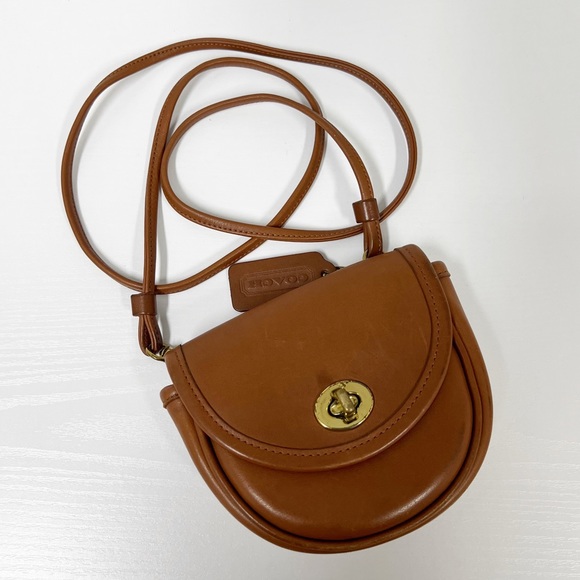 Coach Handbags - Vintage Coach Mini Belt Bag #9826 Camel